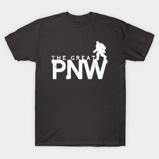 PNW Sasquatch T-Shirt by dustbrain